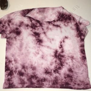 Pink tie dye shirt